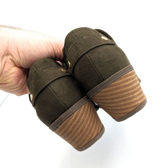 Dr. Scholl's Olive Ankle Booties - Picture 5 of 7